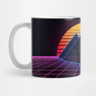 Outrun Pyramids Mug